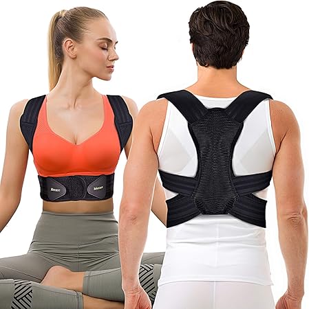 front and back facing mercase posture corrector
