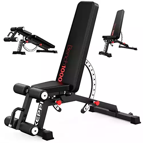Keppi 1200 LB Weight Bench-Bench1000 PRO