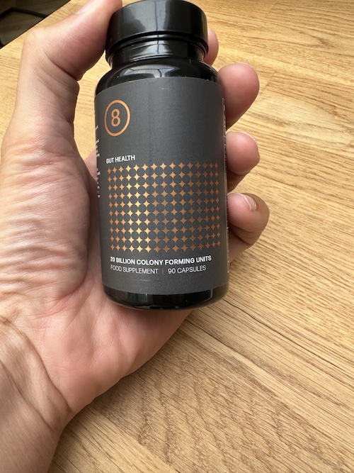 Holding biotics 8 bottle