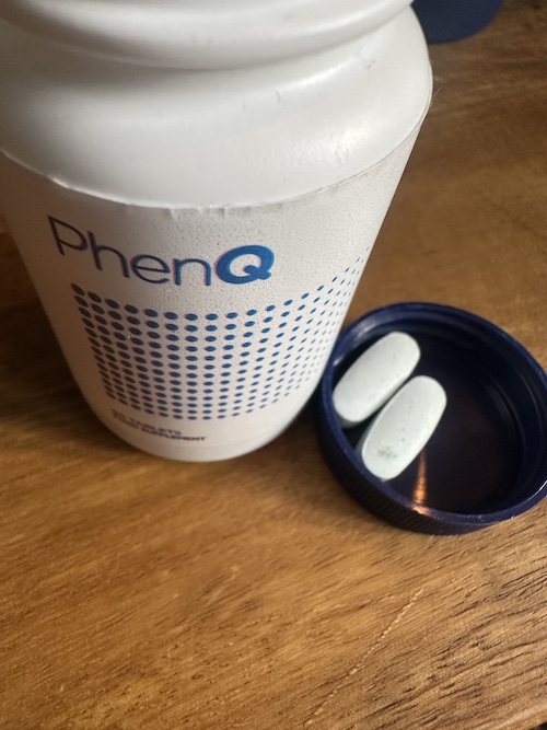 PhenQ tablets and bottle