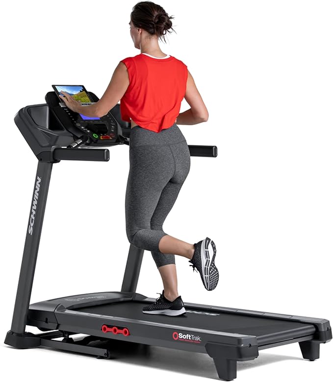 lady running on Schwinn Fitness 810 treadmill