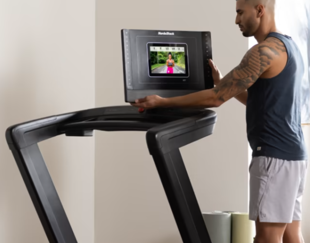 NordicTrack Commercial 1250 screen rotation